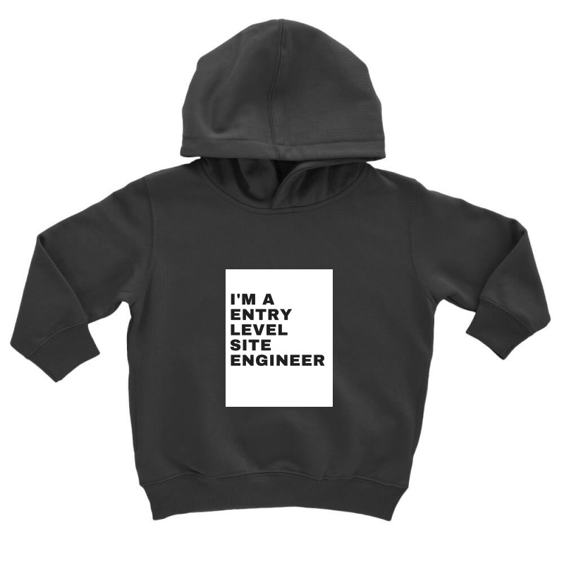 I'm An Entry Level Site Engineer Toddler Hoodie | Artistshot