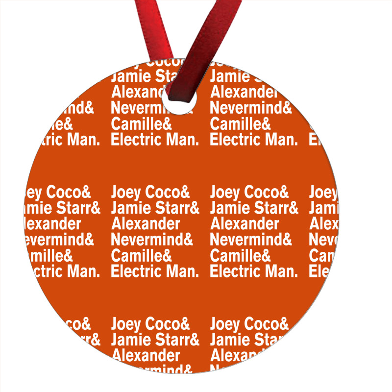 Prince Aliases Joey Coco & Jamie Starr Threads Ornament | Artistshot