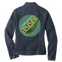 Hot Dog With Mustard And Ketc Ladies Denim Jacket | Artistshot