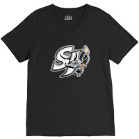 San Jose Barracuda V-neck Tee | Artistshot