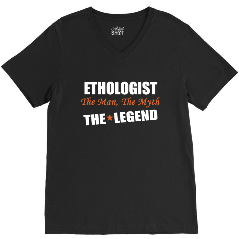 Ethologist The Man, The Myth The Legend V-Neck Tee by thanchashop | Artistshot