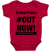 Trump Pence Out Now Baby Bodysuit | Artistshot