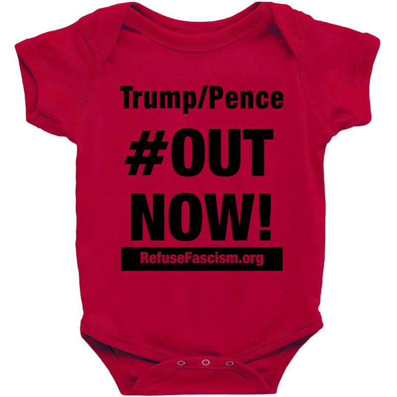 Trump Pence Out Now Baby Bodysuit | Artistshot