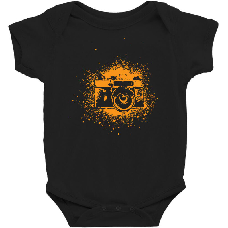 Camera T  Shirt Camera T  Shirt Baby Bodysuit by antwanbartell660 | Artistshot