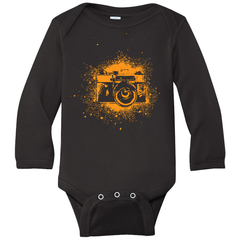 Camera T  Shirt Camera T  Shirt Long Sleeve Baby Bodysuit by antwanbartell660 | Artistshot