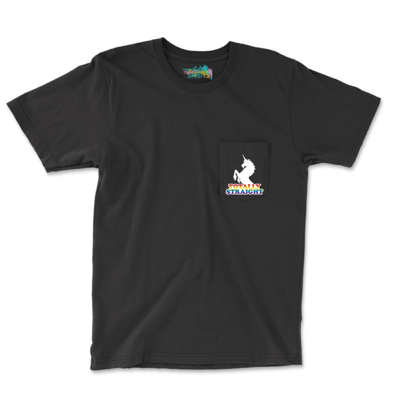 Totally Straight Pocket T-shirt | Artistshot