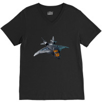 Quinjet V-neck Tee | Artistshot