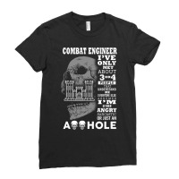 Combat Engineer Shirt I've Only Met About 3 Or 4 People Ladies Fitted T-shirt | Artistshot