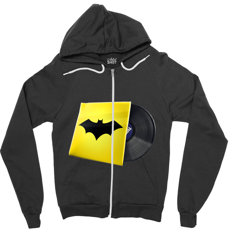 Caped Crusader Zipper Hoodie | Artistshot