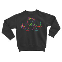 Lapphund Puppy T  Shirt Finnish Lapphund Puppy Heartbeat T  Shirt Toddler Sweatshirt | Artistshot