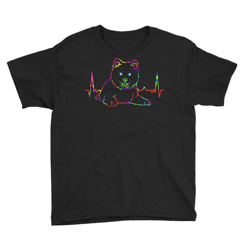 Lapphund Puppy T  Shirt Finnish Lapphund Puppy Heartbeat T  Shirt Youth Tee by nikkireichert468 | Artistshot