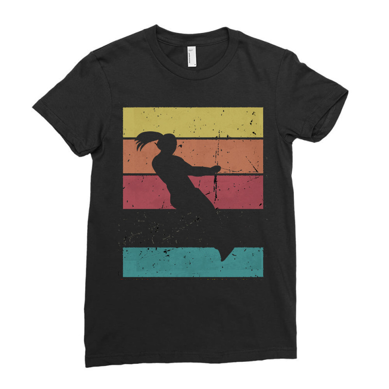 Girl T  Shirt Girl Waterski T  Shirt Ladies Fitted T-Shirt by antwanbartell660 | Artistshot