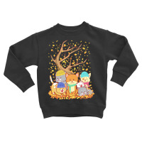 Cats T  Shirt Cats Fall Autumn Leaf Tree Lover Season Fan Enjoy T  Shi Toddler Sweatshirt | Artistshot