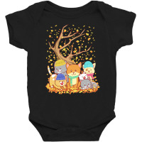 Cats T  Shirt Cats Fall Autumn Leaf Tree Lover Season Fan Enjoy T  Shi Baby Bodysuit | Artistshot