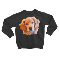 Cocker T  Shirt Cocker Spaniel Polygon Dog Owner T  Shirt Toddler Sweatshirt | Artistshot