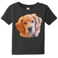 Cocker T  Shirt Cocker Spaniel Polygon Dog Owner T  Shirt Baby Tee | Artistshot