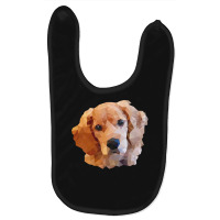 Cocker T  Shirt Cocker Spaniel Polygon Dog Owner T  Shirt Baby Bibs | Artistshot