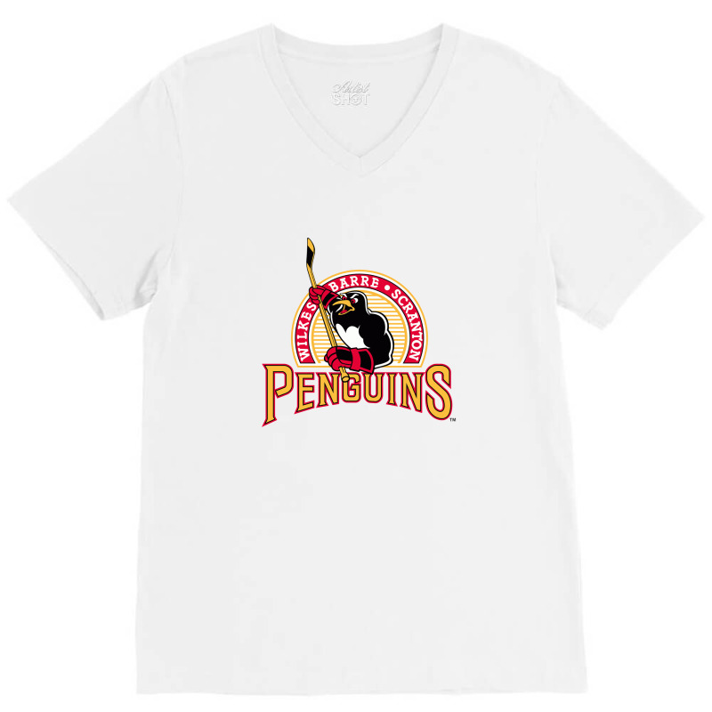 Wilkes Barre Scranton Penguins V-neck Tee | Artistshot