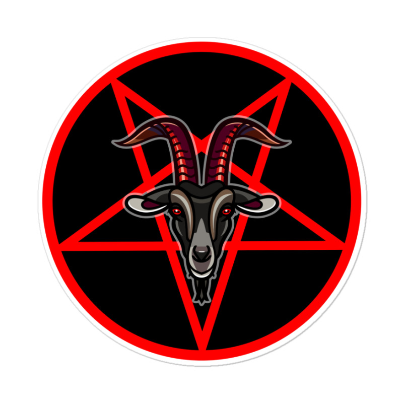 Fashion Baphomet Satanic Goat Head With Third Eye Sign Carpet