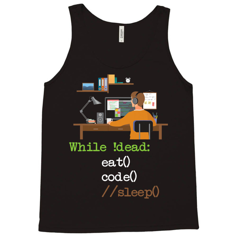 Eat Code Sleep   Computer Science Programmer Coding Coder T Shirt Tank Top | Artistshot