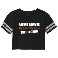 Patent Lawyer The Man, The Myth The Legend Scorecard Crop Tee | Artistshot