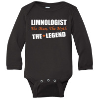 Limnologist The Man, The Myth The Legend Long Sleeve Baby Bodysuit | Artistshot