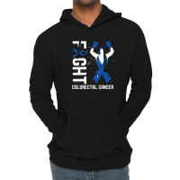 Fight Colorectal Cancer Colon Cancer Awareness Survivor Walk Lightweight Hoodie | Artistshot