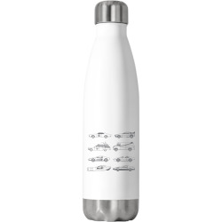 Old Cars Old School Logo Stainless Steel Water Bottle