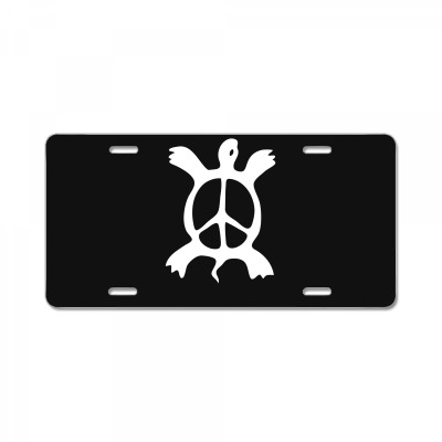 Turtle Peace Sign License Plate Designed By Warief77