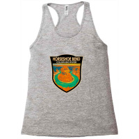 Horseshoe Bend Colorado River Badge Racerback Tank | Artistshot