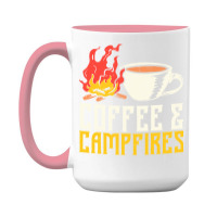 Campfire T  Shirt Coffee And Campfires T  Shirt 15 Oz Coffee Mug | Artistshot