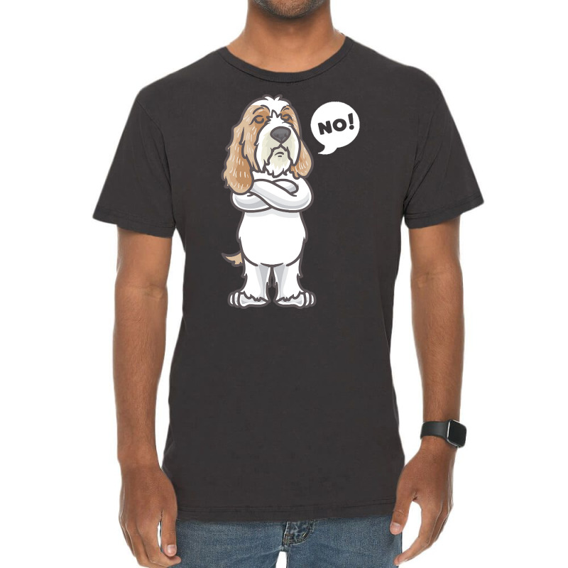 Petit Basset Griffon Venden T  Shirt Stubborn Petit Basset Griffon Ven Vintage T-Shirt by nikkireichert468 | Artistshot