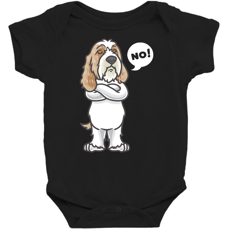 Petit Basset Griffon Venden T  Shirt Stubborn Petit Basset Griffon Ven Baby Bodysuit by nikkireichert468 | Artistshot