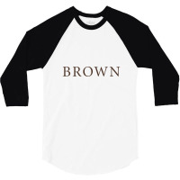 The Brown University 3/4 Sleeve Shirt | Artistshot