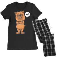 Petit Brabanon T  Shirt Brussels Griffon Bruxellois Dog Gift T  Shirt Women's Pajamas Set | Artistshot