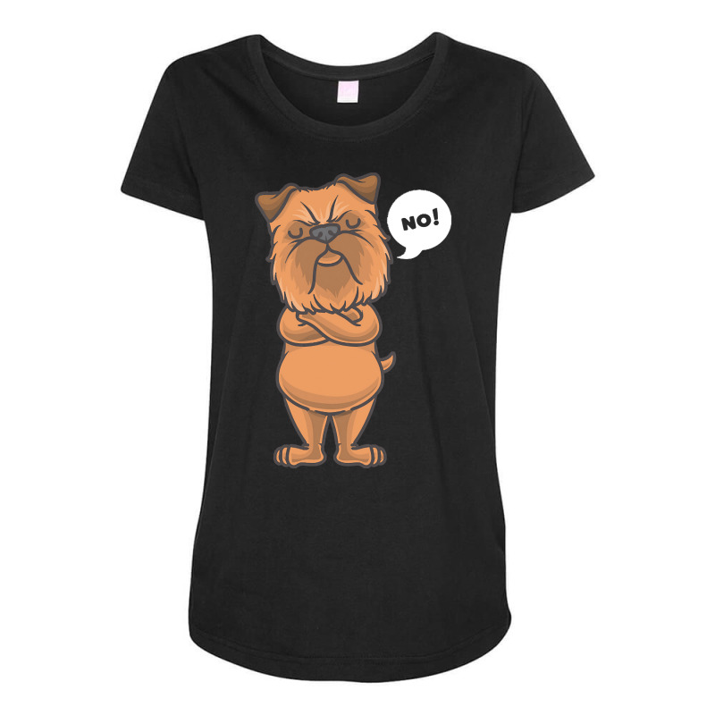 Petit Brabanon T  Shirt Brussels Griffon Bruxellois Dog Gift T  Shirt Maternity Scoop Neck T-shirt by nikkireichert468 | Artistshot