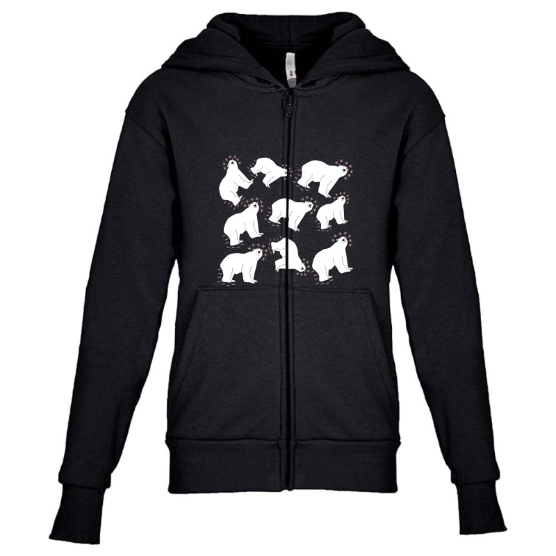 Polar Bears And Dipoles   Chemistry Youth Zipper Hoodie by selawe.duapuluhlima | Artistshot