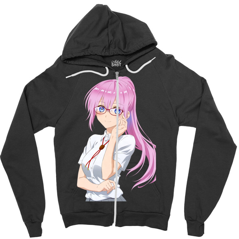 Shikimori Micchon  Shikimori Not Just A Cutie Zipper Hoodie | Artistshot