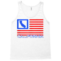 Patriotic California Republic Usa Flag Art Cali Local Map Tank Top Tank Top | Artistshot