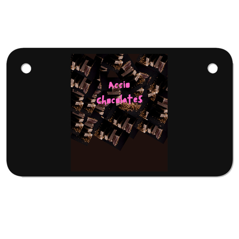 Smiling Friends  Accio Chocolate Motorcycle License Plate | Artistshot