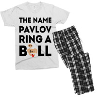 The Name Pavlov Ring A Bell , Funny Saying Quotes  Multiple Sclerosis  Men's T-shirt Pajama Set | Artistshot