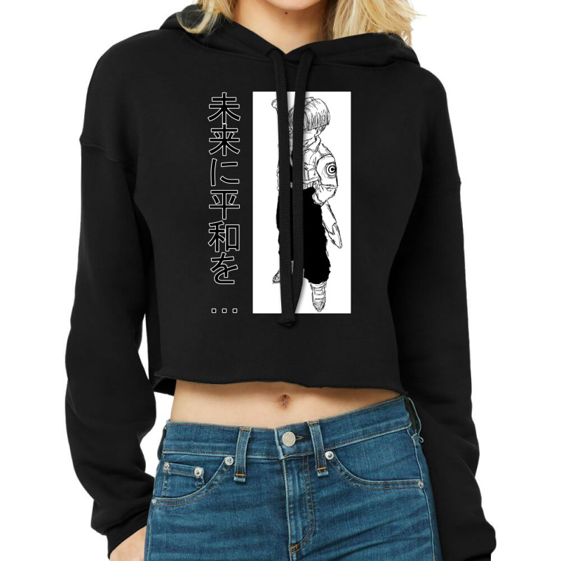 Future Trunks - Anime Design Cropped Hoodie by BrendaJoMoore | Artistshot