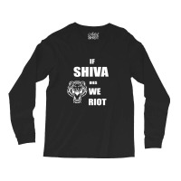 The Walking Dead Season 7 Shiva If Shiva Dies We Riot Long Sleeve Shirts | Artistshot