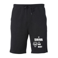 The Walking Dead Season 7 Shiva If Shiva Dies We Riot Fleece Short | Artistshot