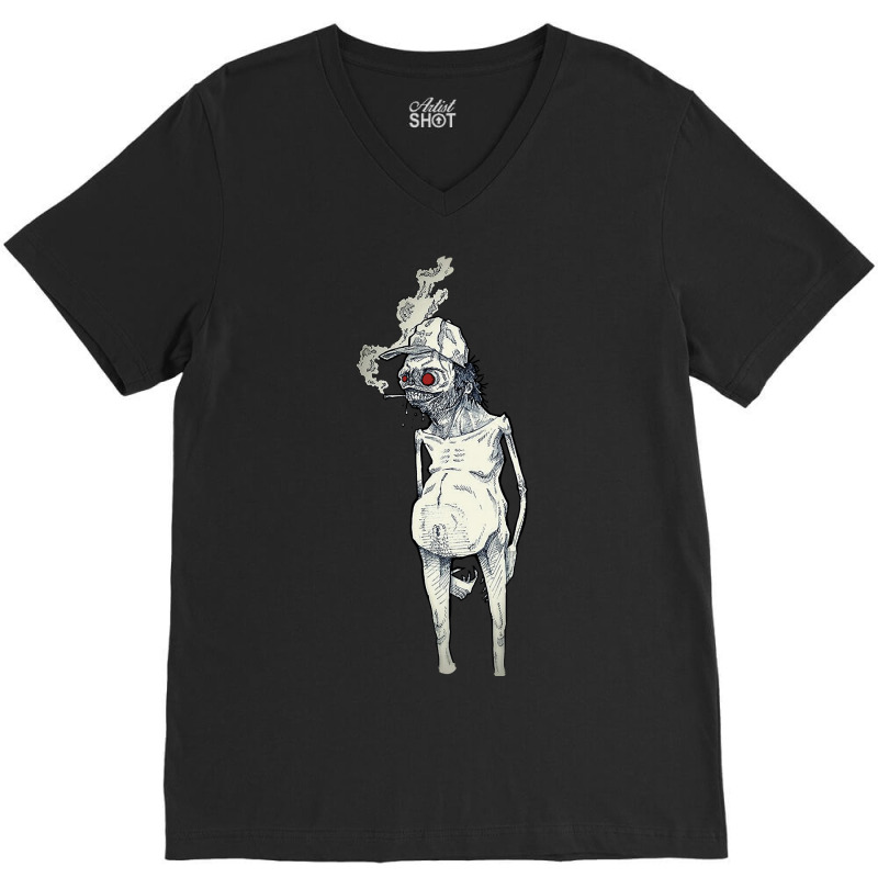 T-bags  Zombie (black And White) V-Neck Tee by oatesorlandoi9eepf | Artistshot