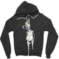 T-bags  Zombie (black And White) Zipper Hoodie | Artistshot