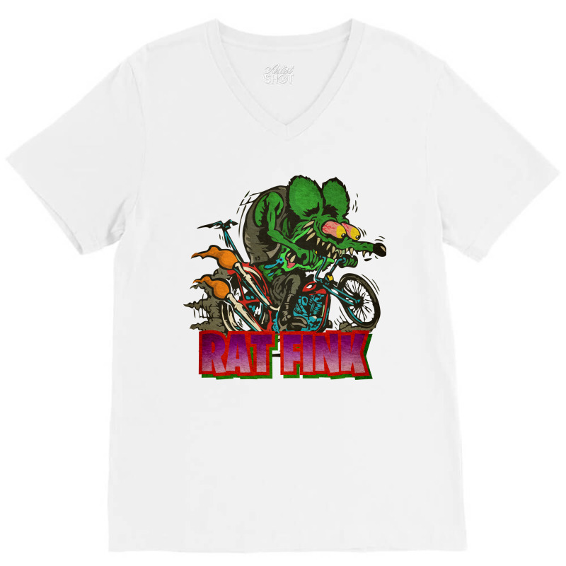 Rat Fink Vintage V-neck Tee | Artistshot