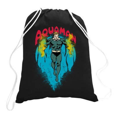 Aquaman Drawstring Bags Designed By Jasmine Tees