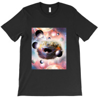 Space Galaxy Bearded Dragon Lizard Face T-shirt | Artistshot