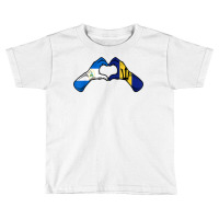 Barbados Nicaragua Flag Barbadians Nicaraguan Heart T Shirt Toddler T-shirt | Artistshot